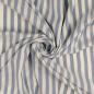 Preview: Viskose mit Streifen, jeansblau